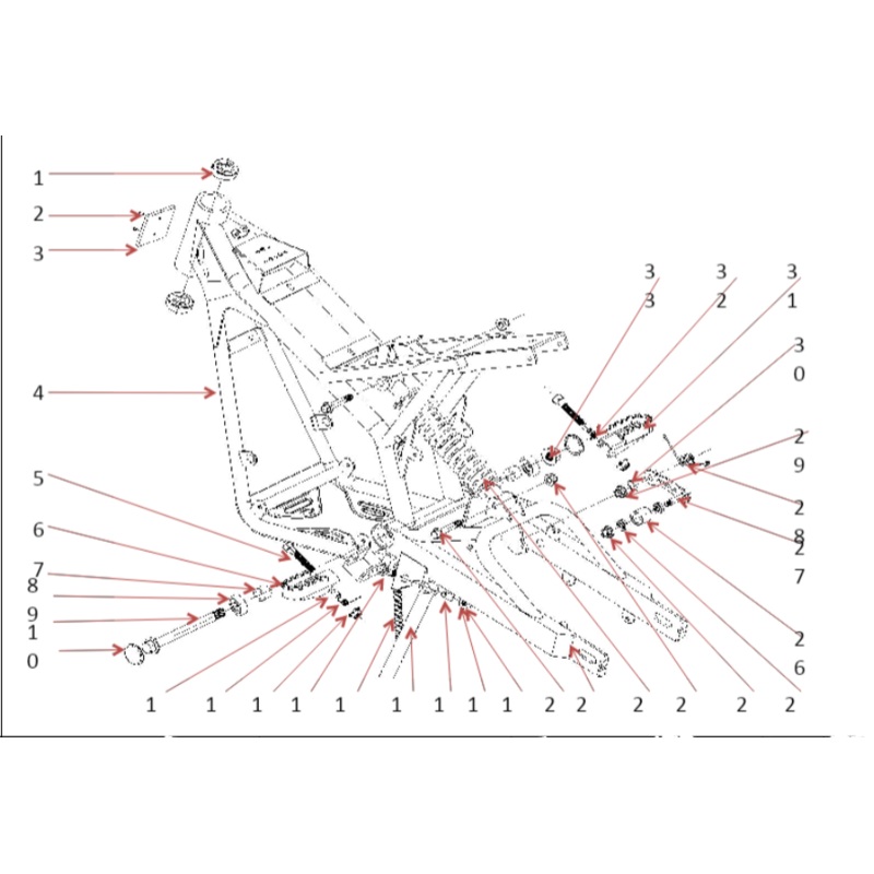 Tapered Bearing Kit Lower – 1000W Dirt Bike