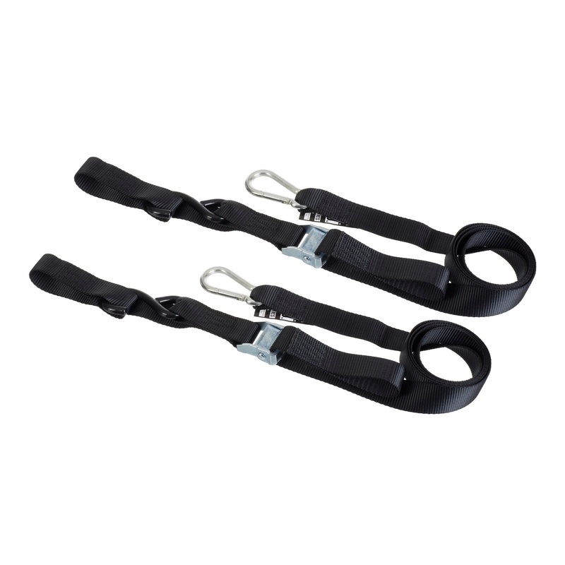Whites Tie Downs 1 1/2in x 6ft – Black / Black