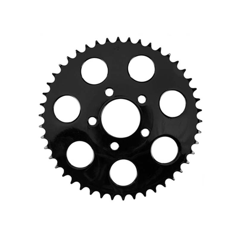 Black Rear Flat 51T Sprocket for 2000-up Sportster & Big Twin