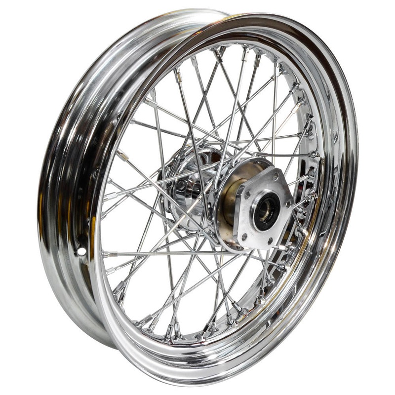16″ x 3.00″ Front Spoke Wheel – Wide Glide Harley Softail 1984-1999