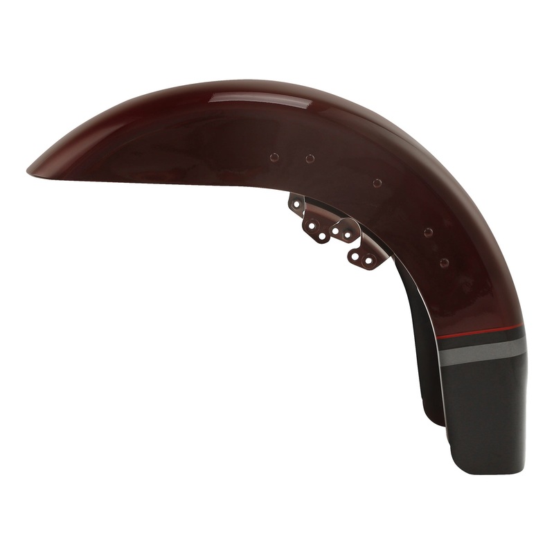 HR3 Black Forest & Wineberry Motorcycle 18″ Wide Tire Front Mudguard Fender For Harley Touring Models 2014-2023