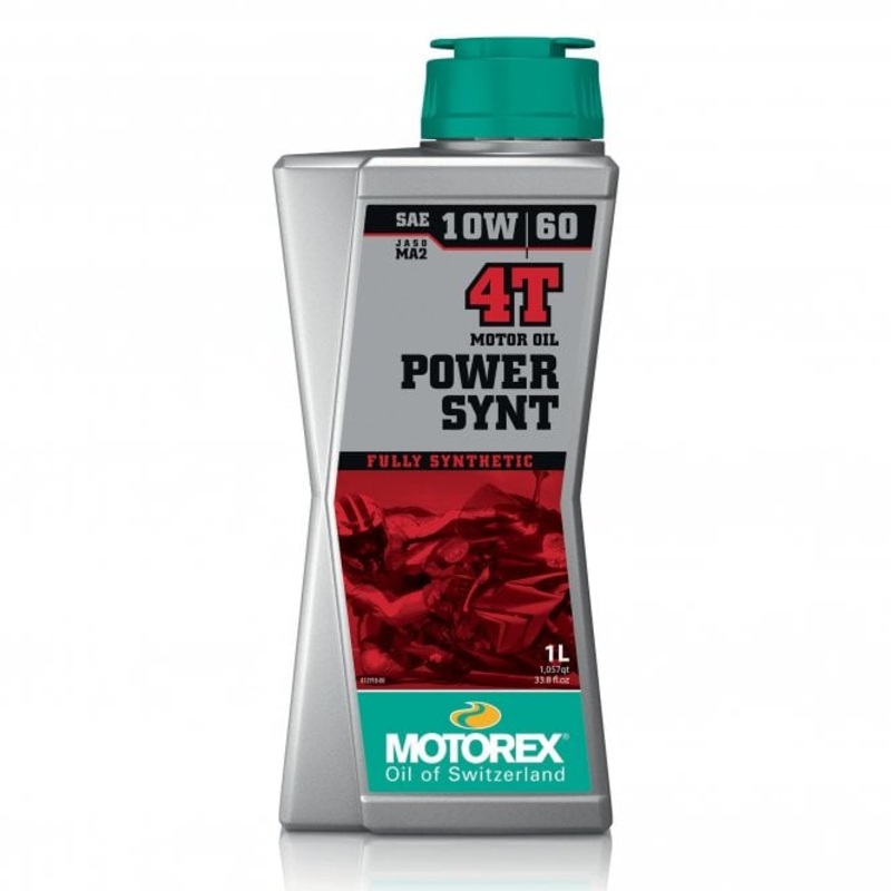 Motorex – Power Synt 4T Fully Synthetic Pro Performance JASO MA2 10w/60 1L – 7300092