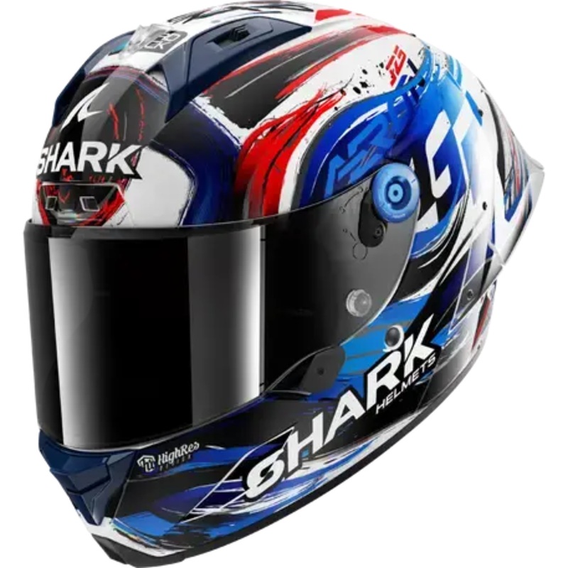 Shark Aeron-GP FIM Racing Zarco Helmet White / Black / Blue