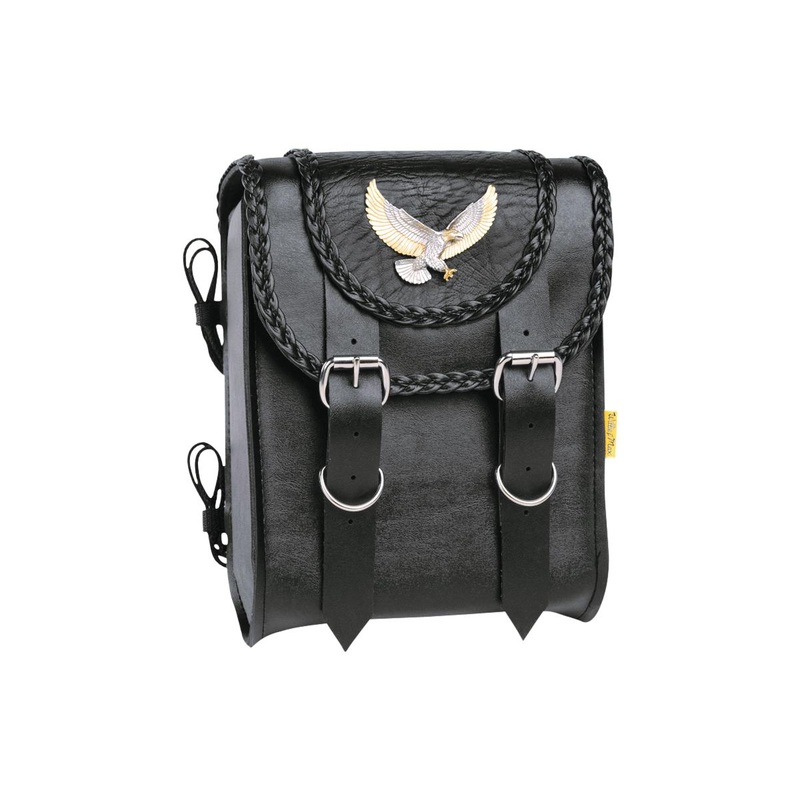 Willie & Max Black Magic Sissy Bar Bag Black