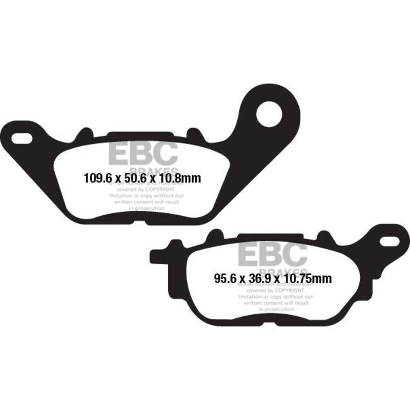 Brakes – FA662 Organic – EBC (Rear)