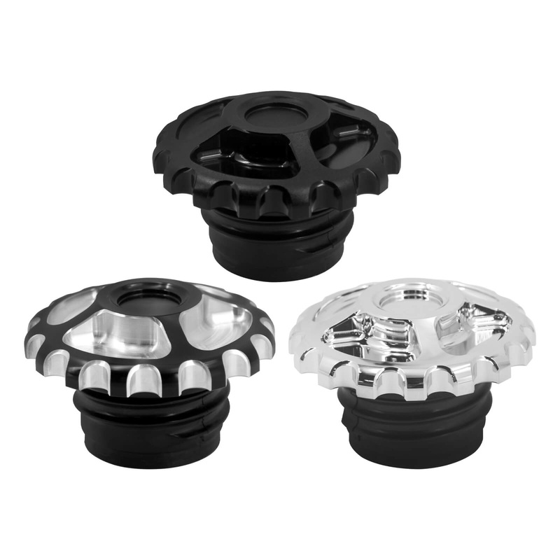 Gear Fuel Gas Cap Tank Cover For Harley Sportster Dyna Touring Softail