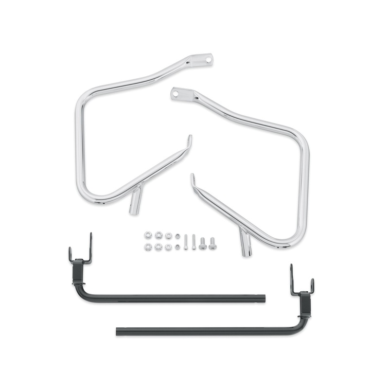 Harley Davidson 90200787 Chrome Rear Saddlebag Guards CHROME REAR SADDLEBAG GUARDS