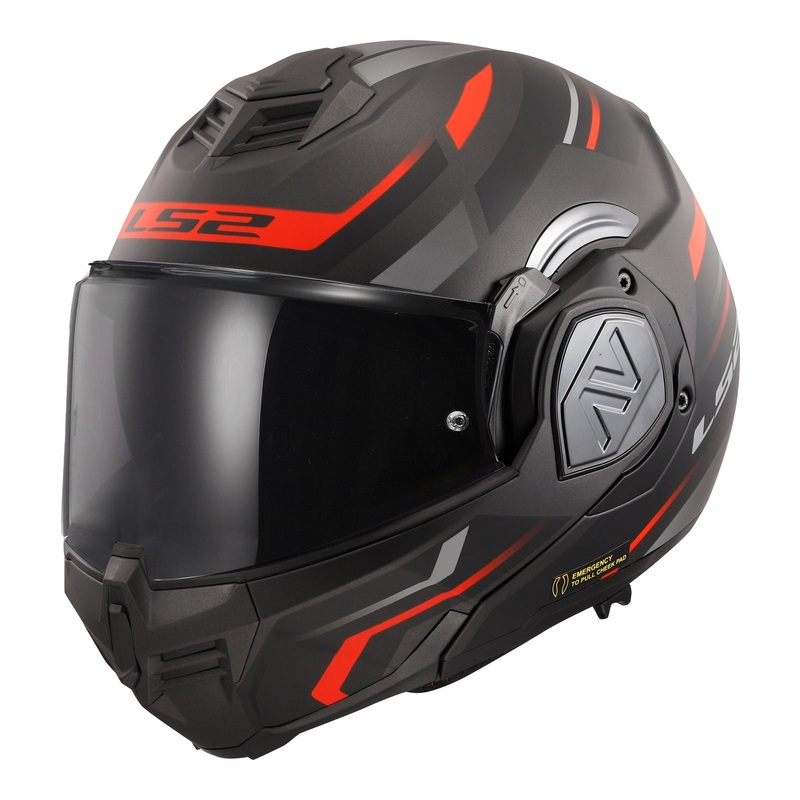 LS2 FF906 Advant Kuka Helmet – Matte Black / Red