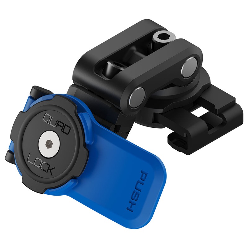 Quad Lock Motorcycle / Scooter Brake Reservoir Mount Black / Blue