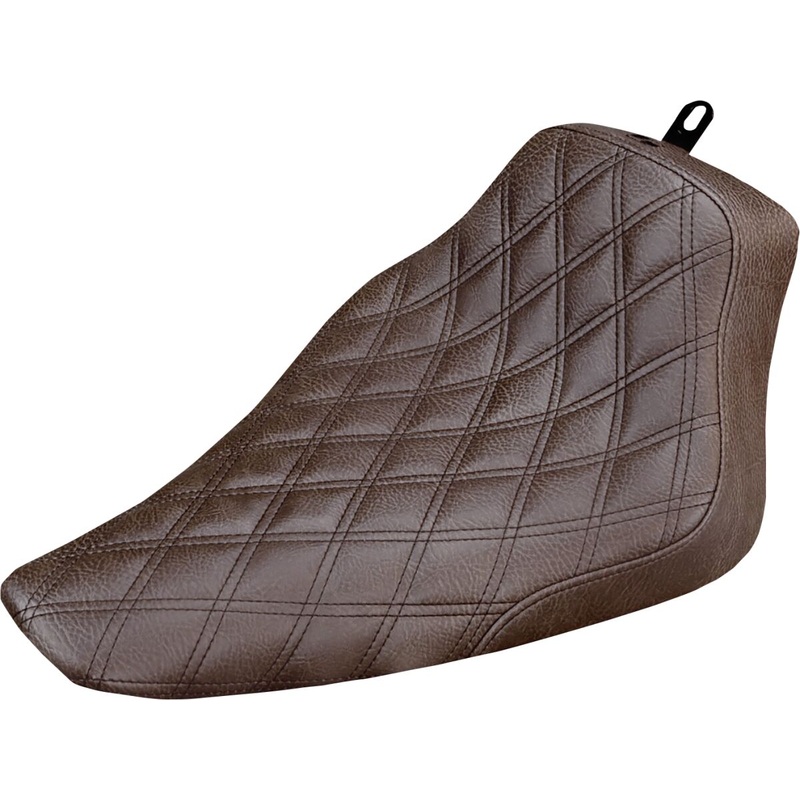 Renegade LS Solo Seat, Brown – 11-17 Softail (Softail Slim (12-17) / Blackline (11-13))