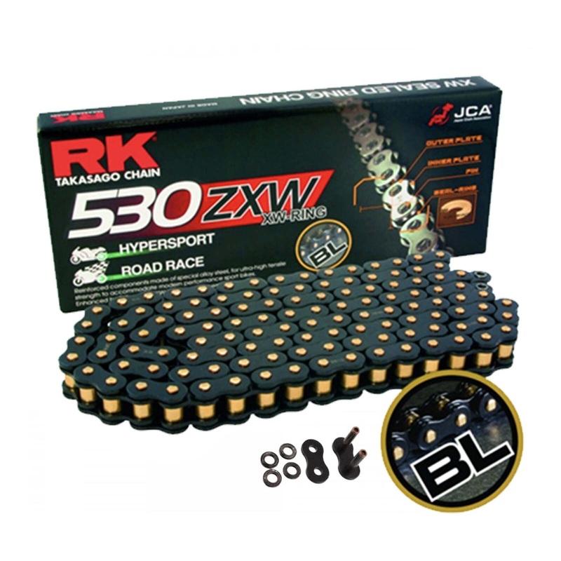 RK Chain 530ZXW XW-Ring Chain Hypersports – Black