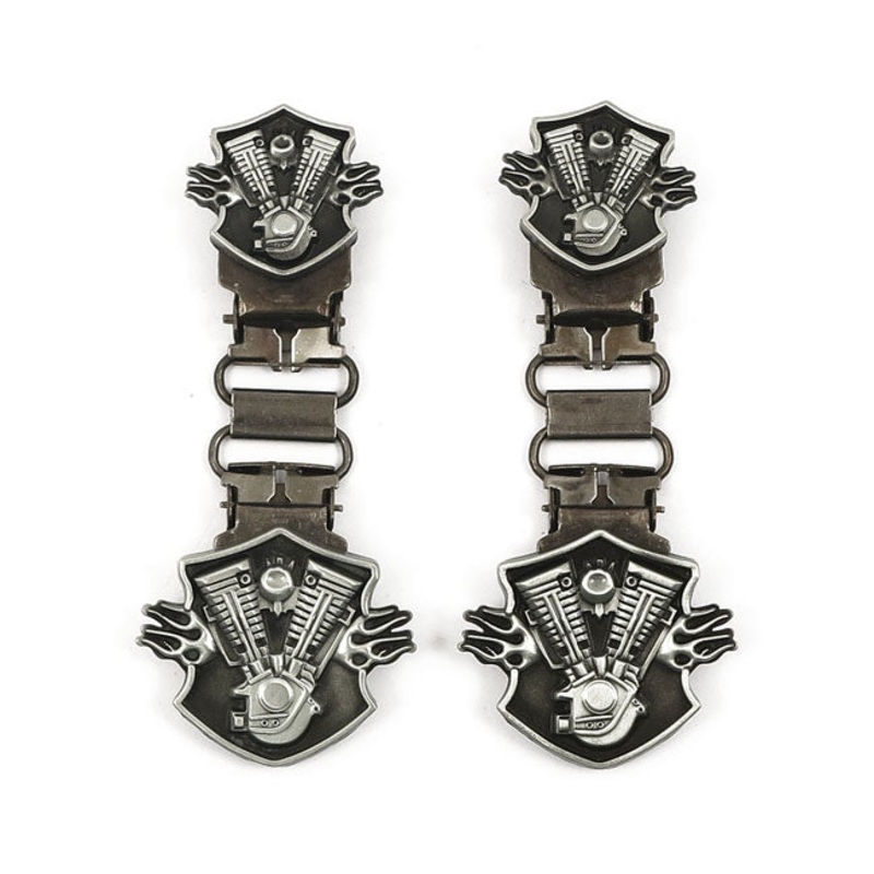 Ryder Clips Front Clips Engine / Shield For Stirrups / Strap / Engineer / Harness Boots