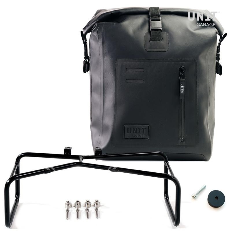 Unit Garage R9T Series Single Khali TPU Pannier & Double Asymmetric Luggage Rack