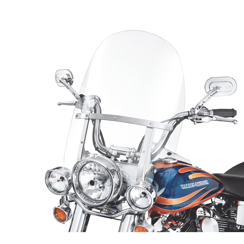 Harley Davidson 57400112 WINDSHIELD ASSEMBLY COMPLETE, W/ 1, 2, 6, 7, 9, 11, 12, 13, 14, 15, 16, 17, 18, 20, 21, 22 & WINDSHIELD