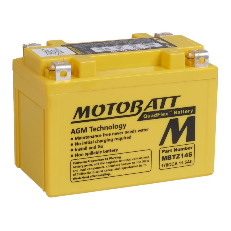 Motobatt Battery Quadflex AGM – MBTZ14S