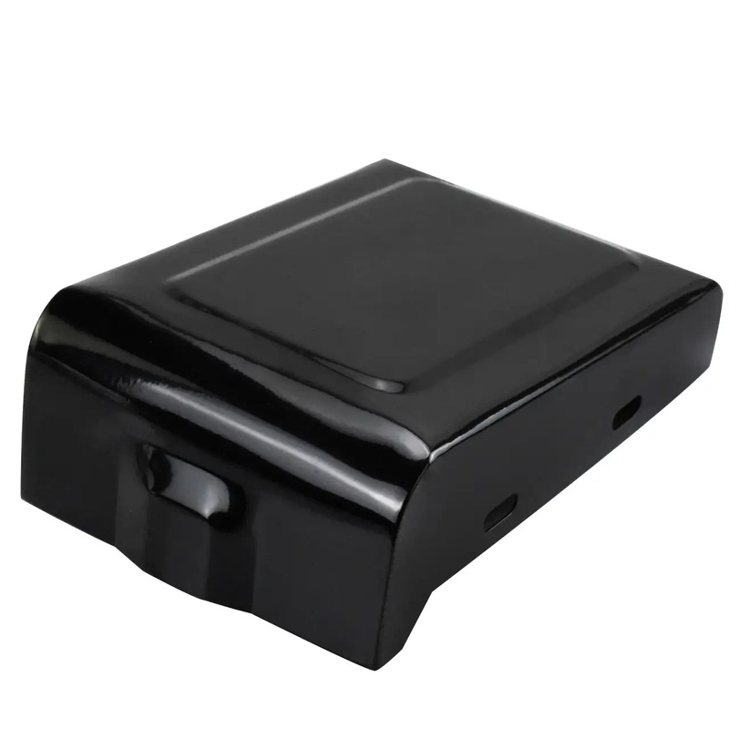Motorcycle Battery Cover Gloss Black For Harley Dyna Street Bob 06-14 Fat Bob Super Glide 06-17