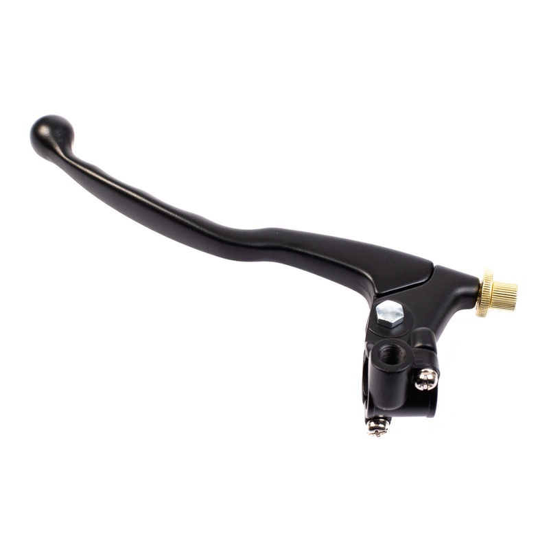 Whites Clutch Lever Assembly – Black, with Mirror Mount