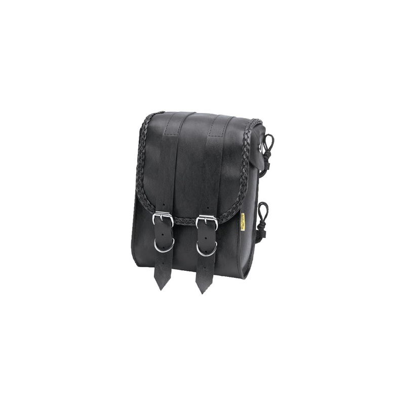 Willie & Max Braided Sissy Bar Bag Black