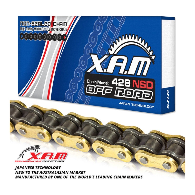 XAM 428NSD Non-Sealed Chain – Gold / Black