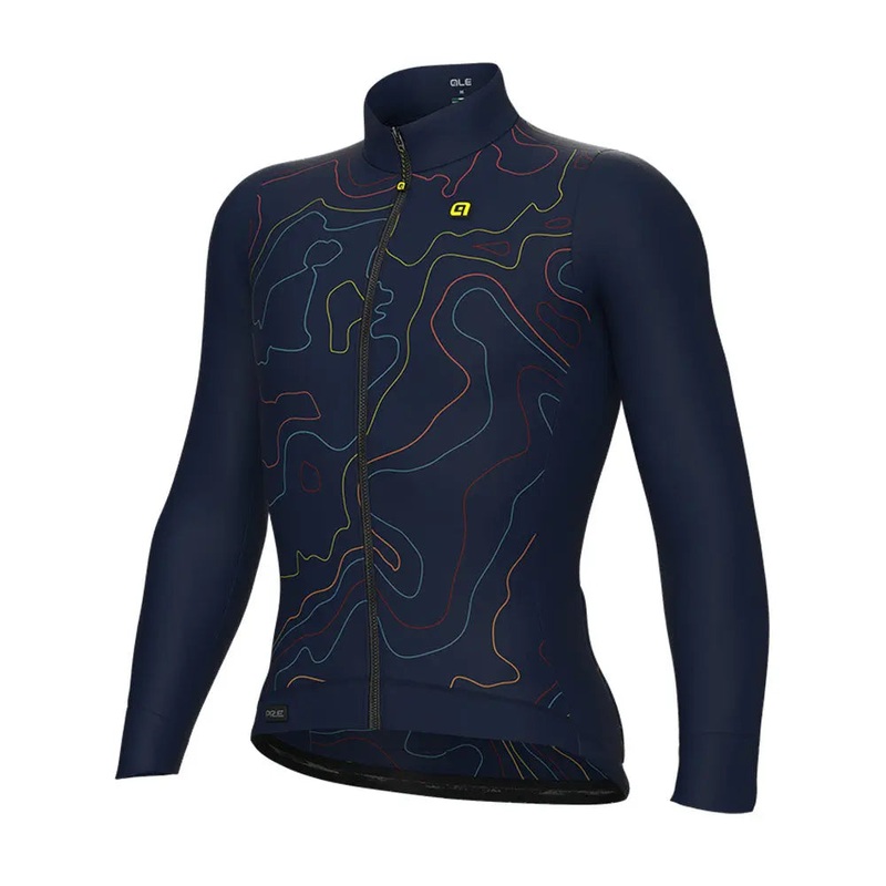 Ale Clothing Top PR-E Long Sleeves Cycle Jersey Blue