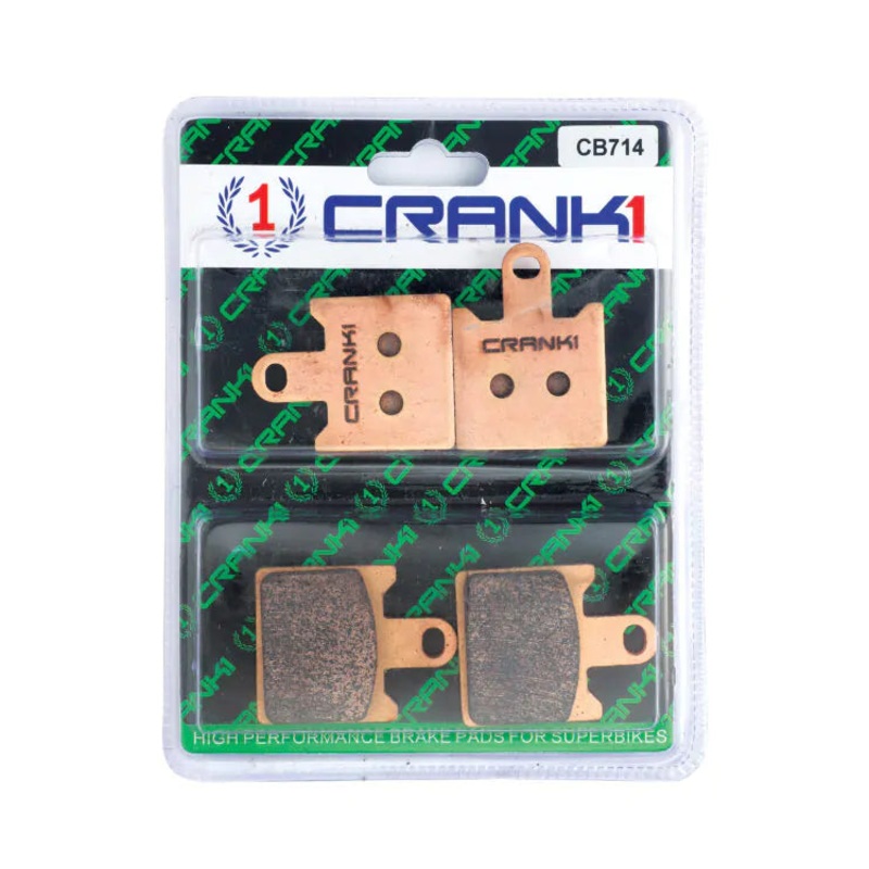 BRAKE PADS FRONT KAWASAKI ZX14 R NINJA (ABS MODEL) 2013 TO 2016-CB714-CRANK1 Sintered Brake Pad