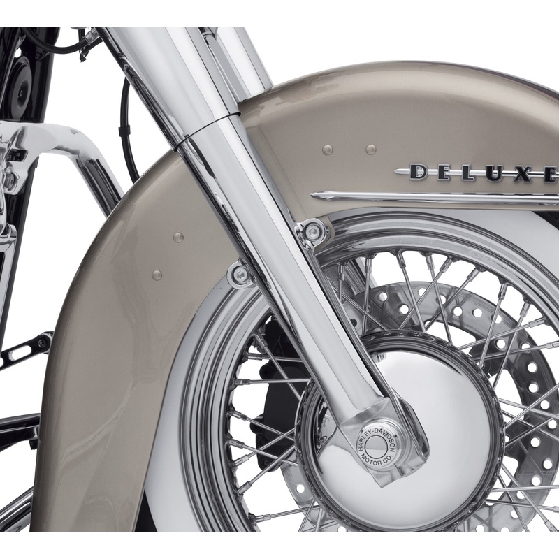 Harley Davidson 45500400 Chrome Lower Fork Sliders KIT,FORK CMPNT,CHROME SLIDERS