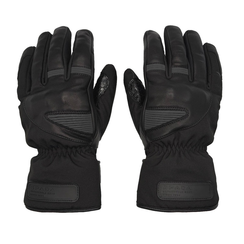 Spada Oslo Rev.2 CE Waterproof Leather Gloves Black
