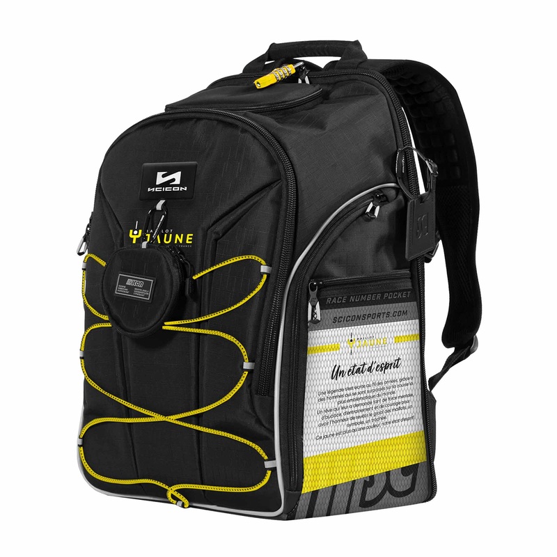 Scicon Sports Tour De France Pro Cycle Backpack Black / Yellow – 35 L