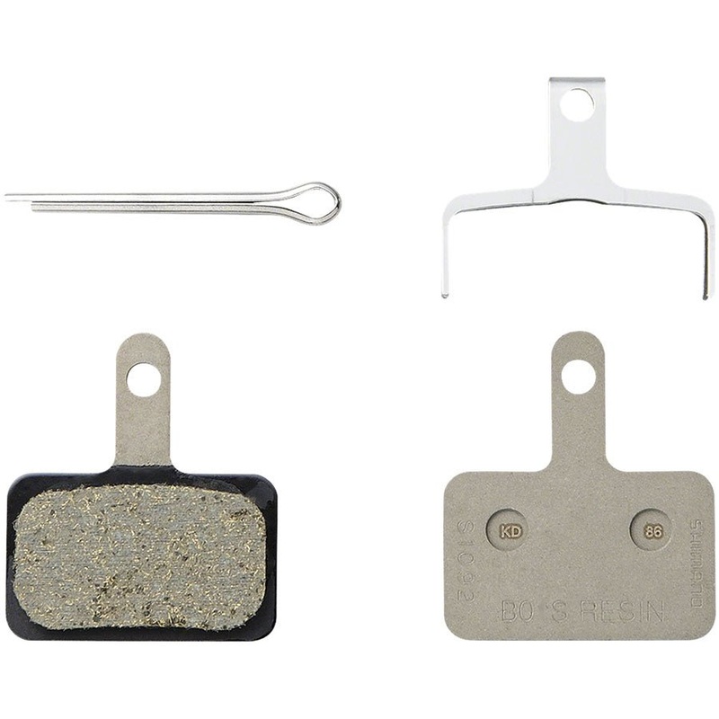 Shimano B05S-RX Disc Brake Pads – Organic/Resin Compound – Stainless Steel Backing Plate