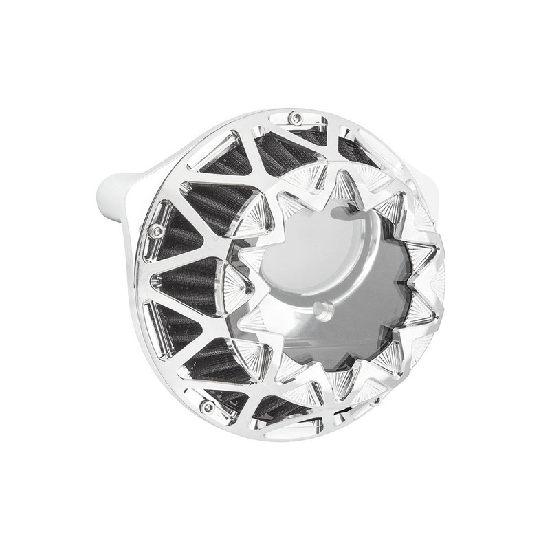 Crossfire Air Cleaner Kit – Chrome. Fits Touring 2017up & Softail 2018up.