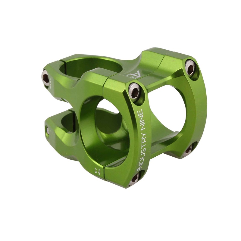 Industry Nine A318 Stem – 31.8mm Clamp – 40mm Length – Lime