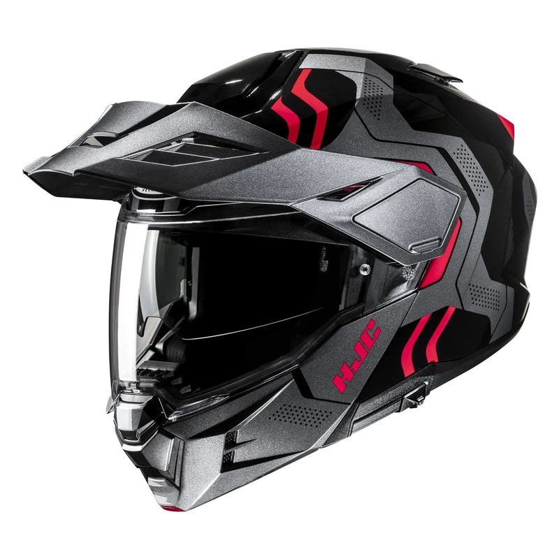 HJC i80 Velly Adventure MC1 Red