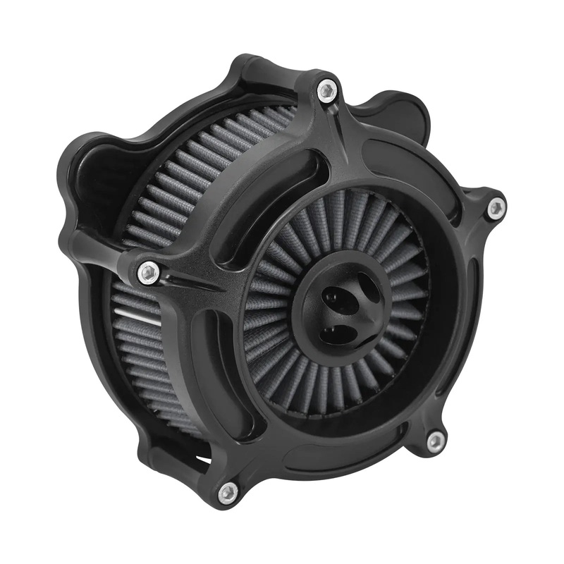 Spike Air Filter Intake For Harley Touring ’08-’16 Softail ’16-’17 Matte Black | Mactions