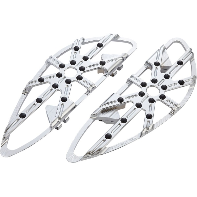 10-Gauge Floorboards, Chrome – 18+ Softail