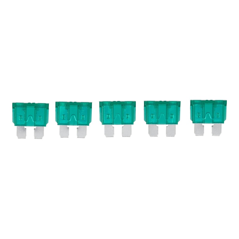 Fuse 30A Blade – Green (Packet of 5)