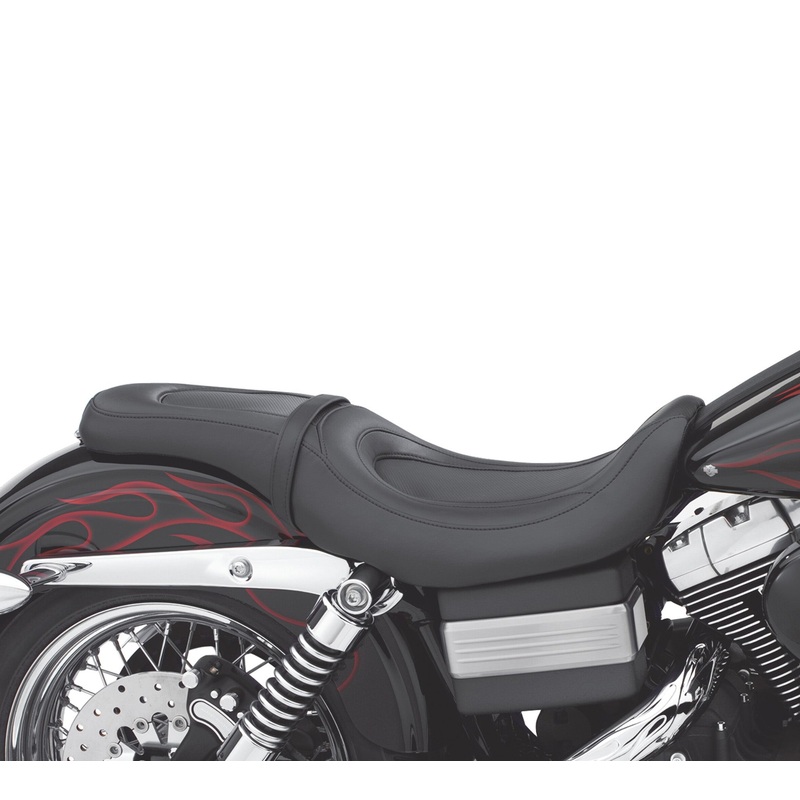 Harley Davidson 52378-07 Low-Profile Leather Seat KIT SEAT,LTHR/DYNA