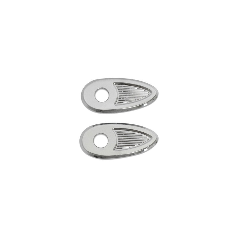 Kodlin Turn Signal Block Off Strut Plates – Chrome.