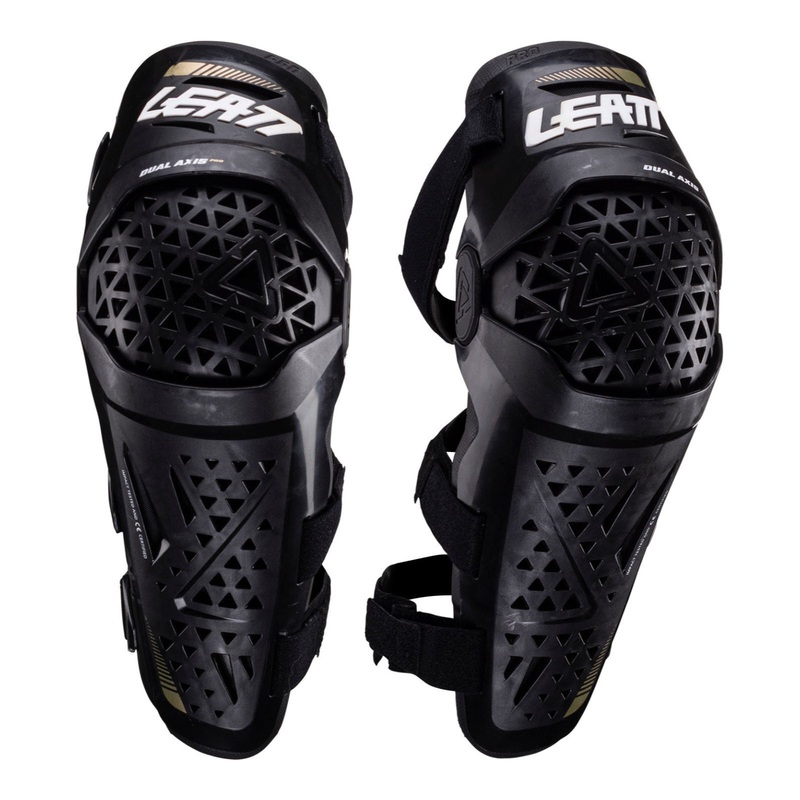 Leatt Dual Axis Pro Knee & Shin Guard – Black