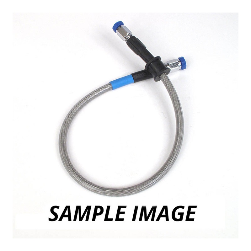 Whites Premade Brake Line – 550mm – (Chrome)