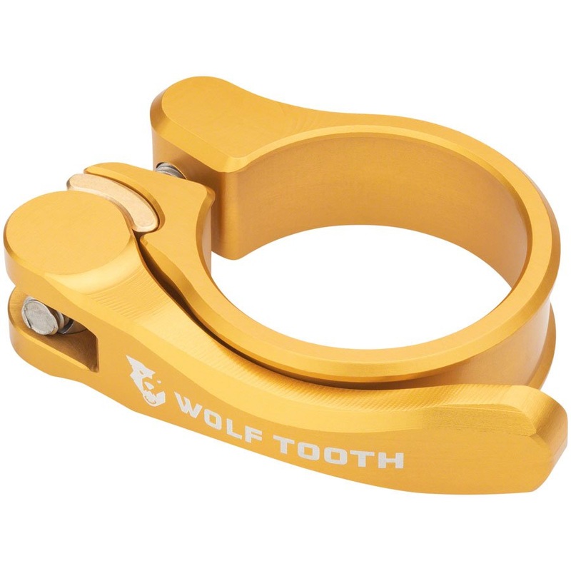Wolf Tooth Components Quick Release Seatpost Clamp – 31.8mm Gold