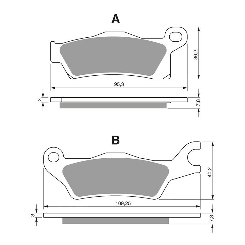 GOLDfren Brake Pads GF309 – K1
