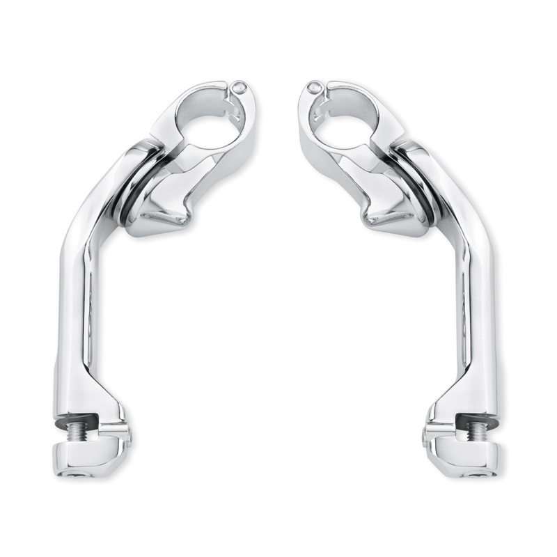 Harley Davidson 50829-07A Long Angled Adjustable Highway Peg Mount Kit ADJ HWY PEG MNT,LONG,CHROME