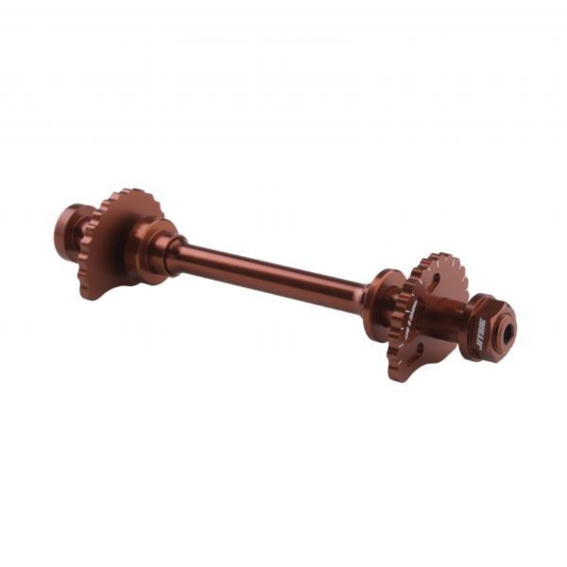 JITSIE GAS GAS REAR WHEEL SPINDLE WITH SNAIL CAMS