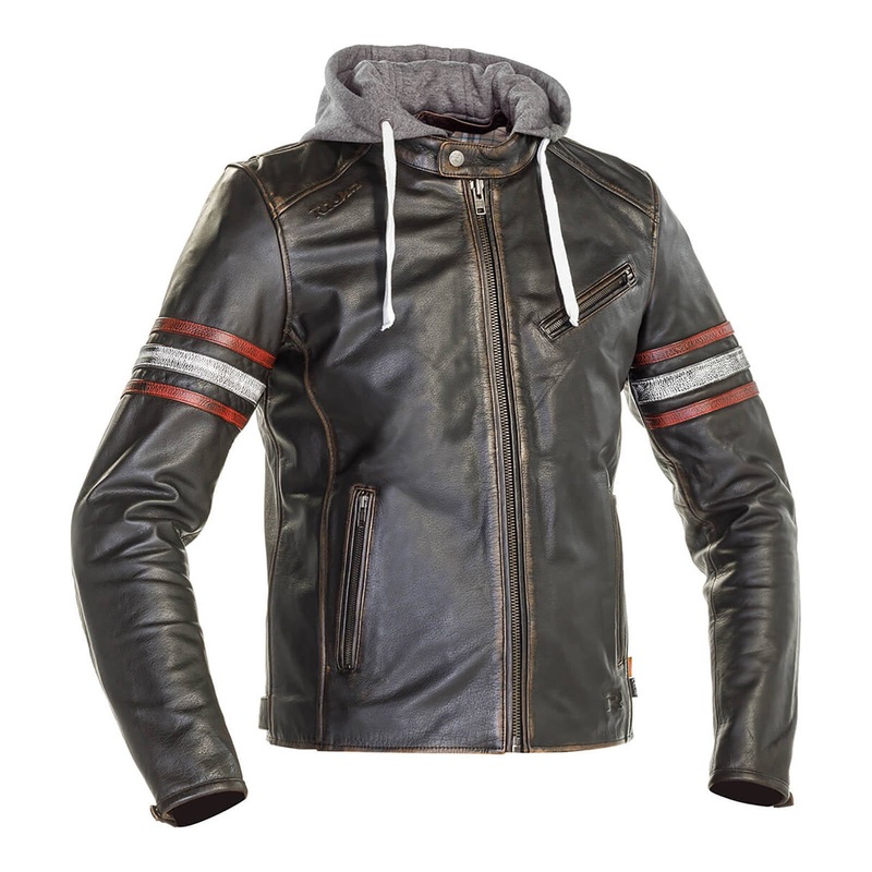 Richa Toulon 2 Leather Jacket – Black / Red