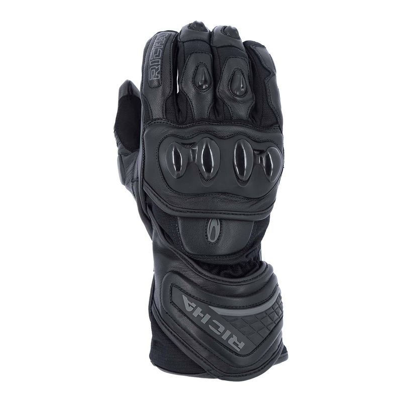 Richa Warrior Evo Leather Sport Glove – Black