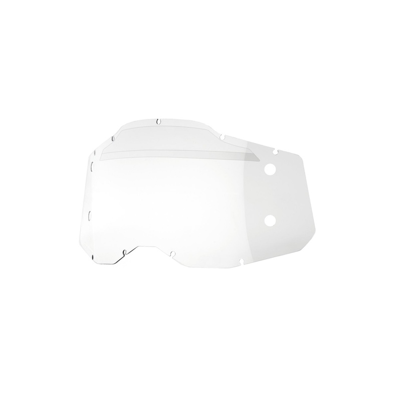 100% Racecraft 2 / Accuri 2 / Strata 2 Forecast Replacement Lens Without Bump Clear