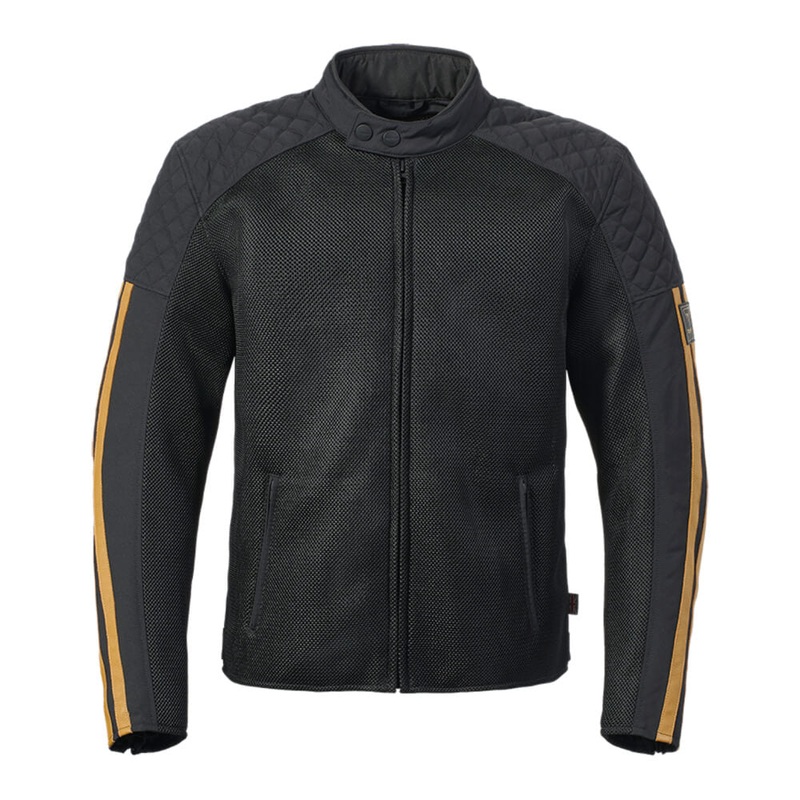 Braddan Retro Mesh Jacket Black / Gold