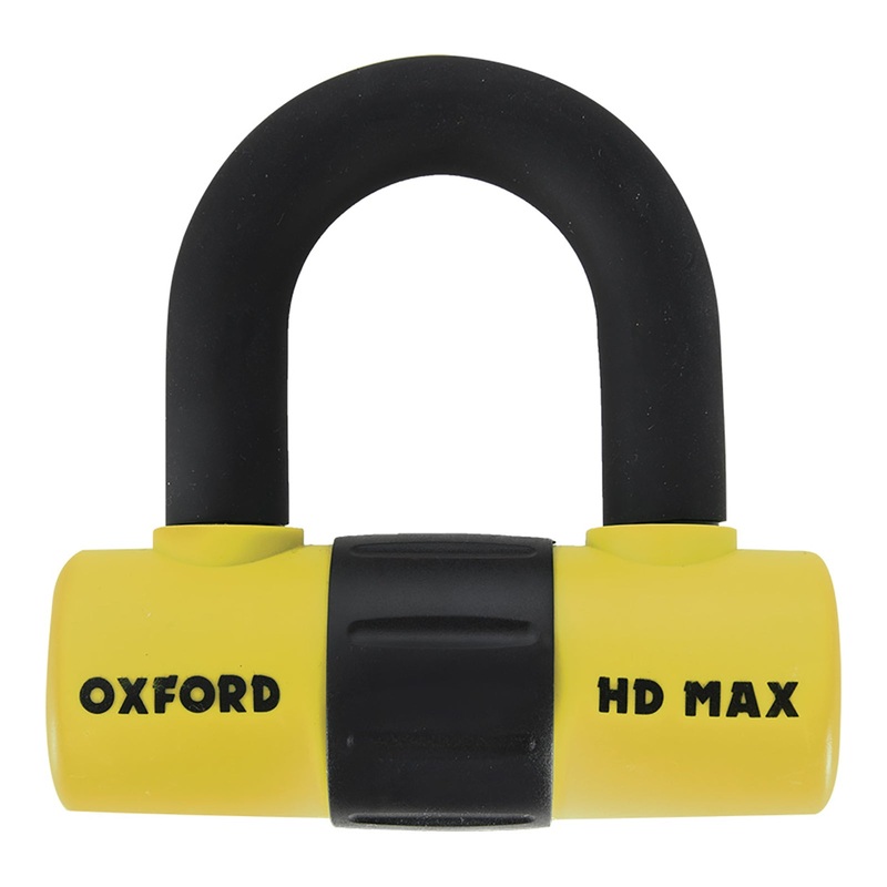 Oxford Disc Lock & Padlock HD Max 14mm – Yellow