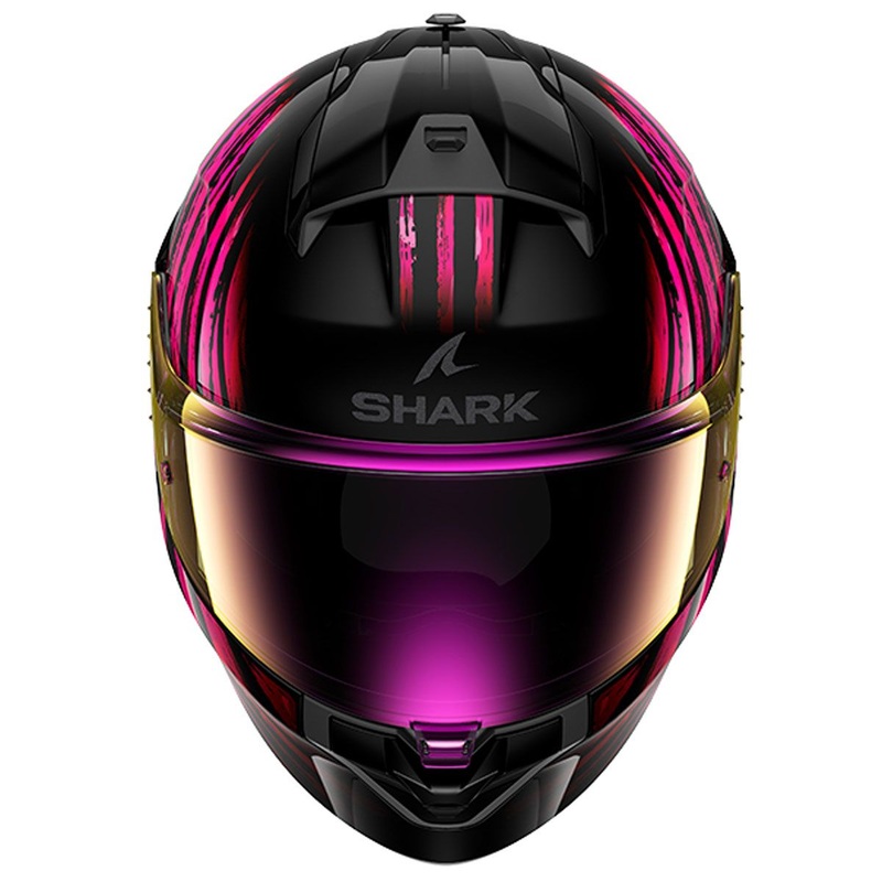 SHARK RIDILL 2 HELMET ASSYA BLACK / VIOLET HE1120E-KVV