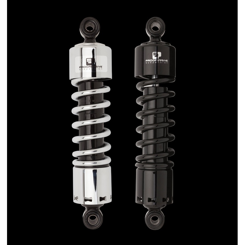 Triumph Progressive 412 Shocks 14.25” Chrome 412-4058B